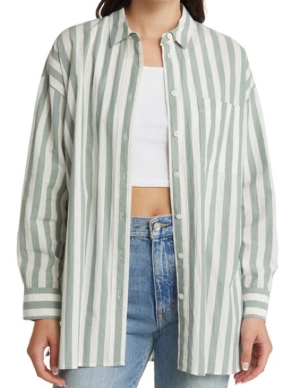 Madewell | Poplin Oversized Shirt